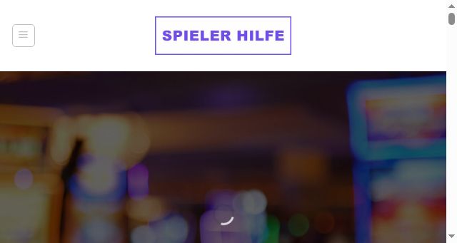 Screenshot of spielerhilfe.at