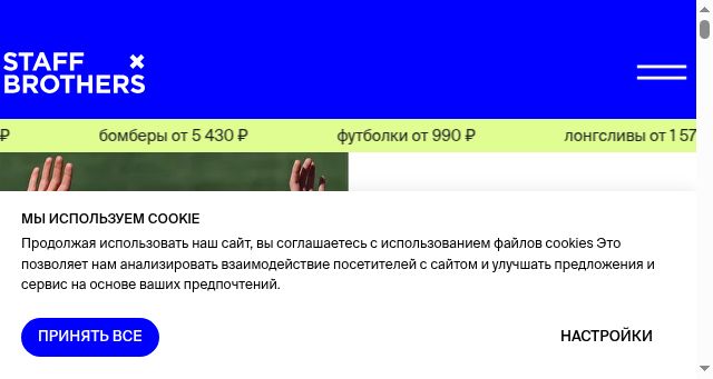 Screenshot of staff-brothers.ru