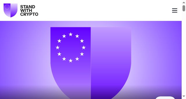 Screenshot of standwithcrypto.org