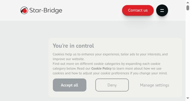 Screenshot of star-bridge.lv