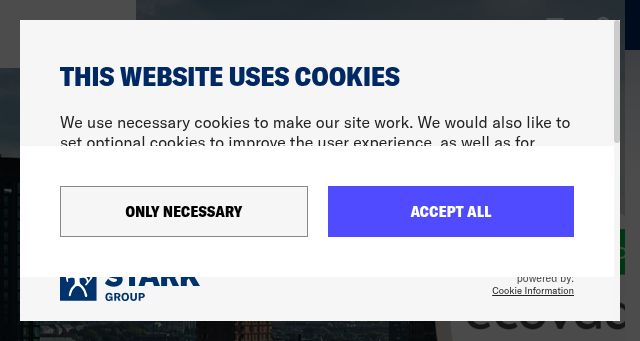 Screenshot of starkgroup.dk