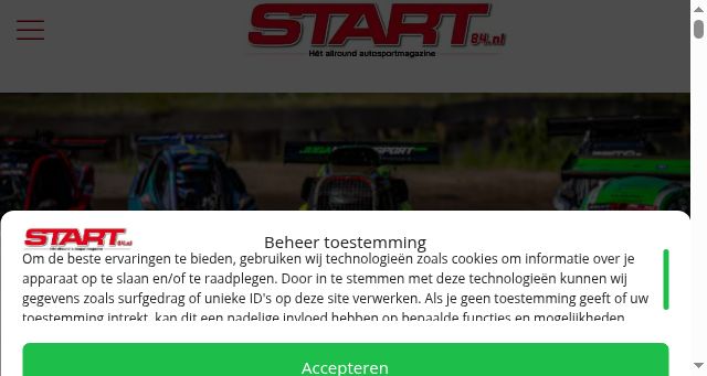 Screenshot of start84.nl