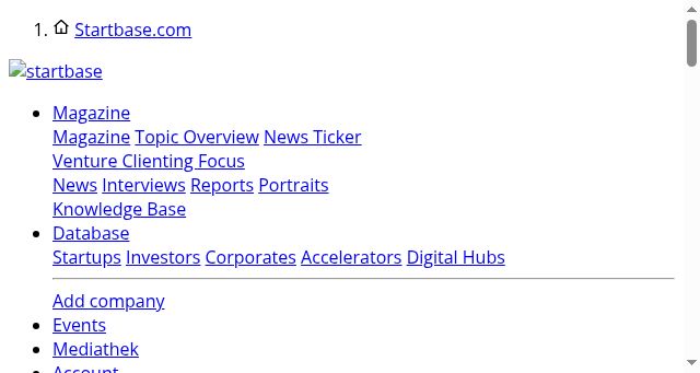 Screenshot of startbase.com