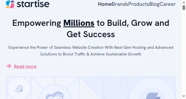 Screenshot of startise.com