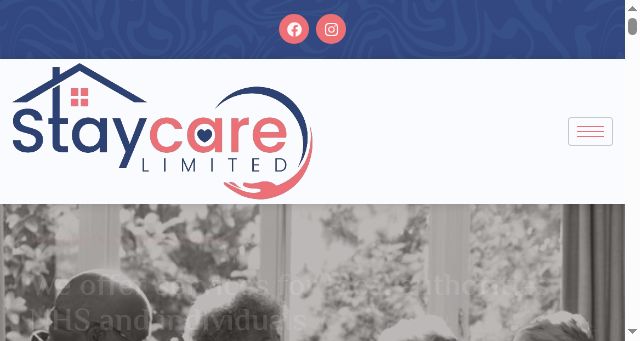 Screenshot of staycare.org.uk