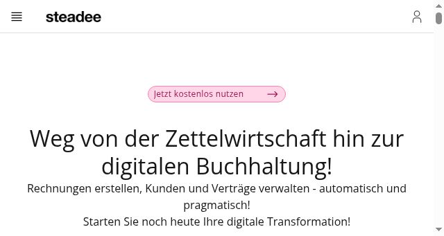 Screenshot of steadee.app