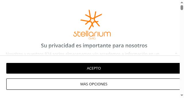 Screenshot of stellariumavila.es