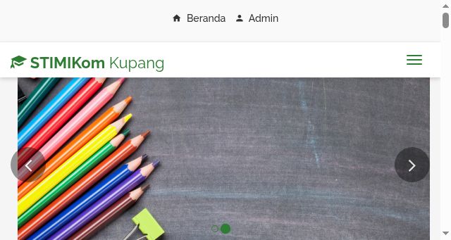 Screenshot of stimikomkupang.ac.id