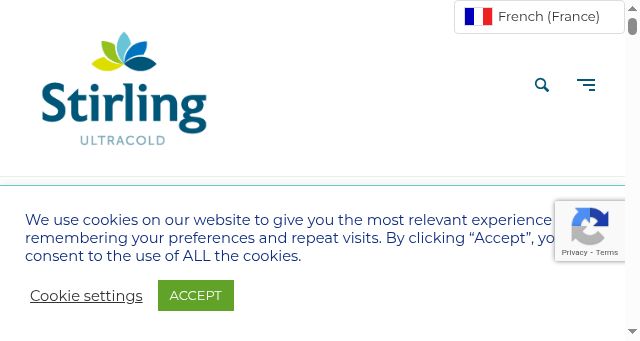 Screenshot of stirlingultracold.com
