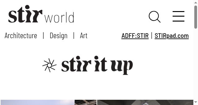 Screenshot of stirworld.com