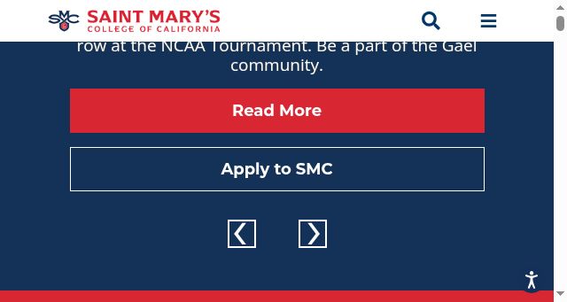 Screenshot of stmarys-ca.edu