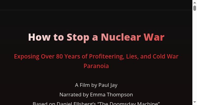Screenshot of stop-nuclear-war.org