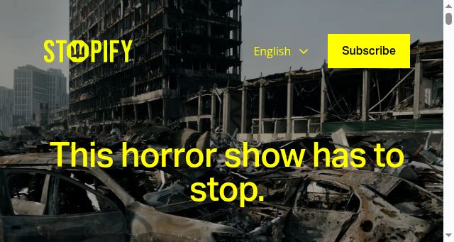 Screenshot of stopify.org.ua