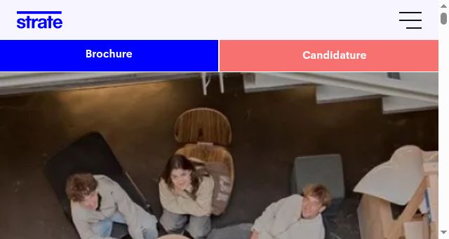 Screenshot of strate.design