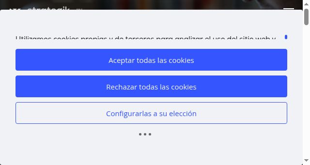 Screenshot of strategik.es
