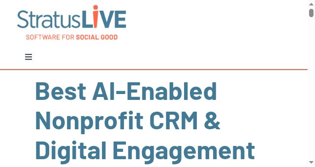 Screenshot of stratuslive.com