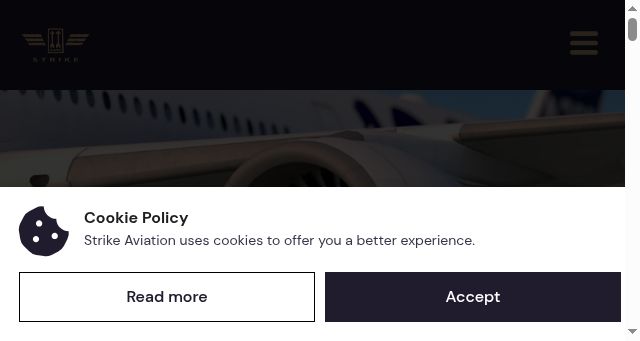 Screenshot of strike.aero