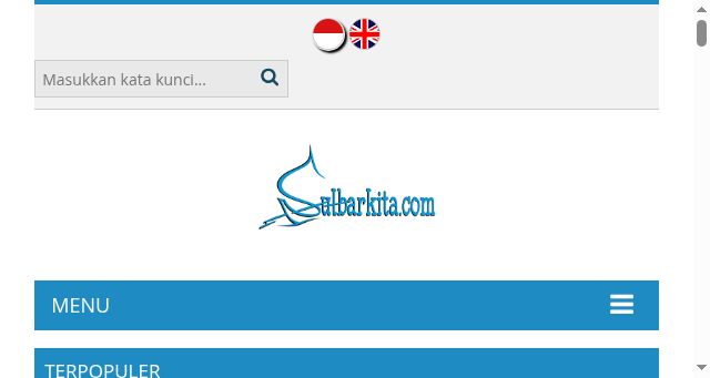Screenshot of sulbarkita.com
