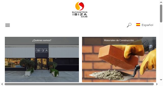 Screenshot of suministrosibiza.com