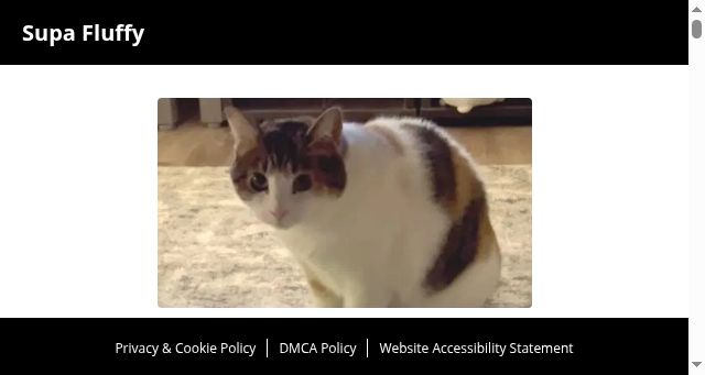 Screenshot of supafluffy.com
