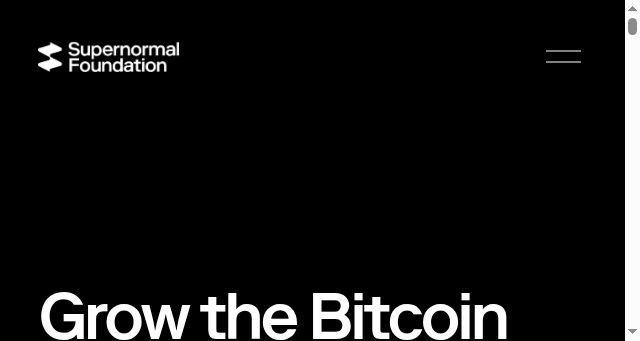 Screenshot of supernormal.foundation