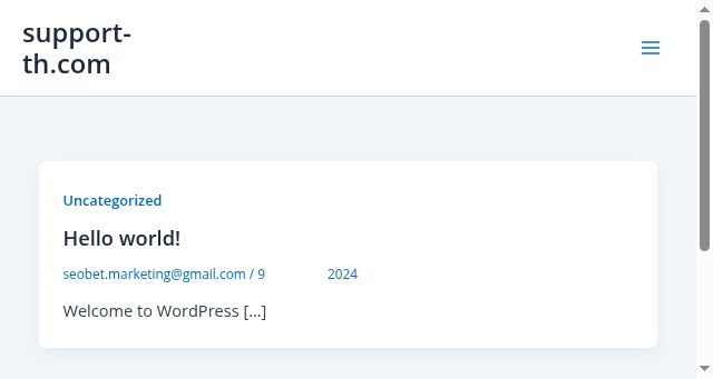 Screenshot of support-th.com