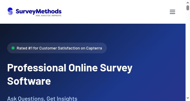 Screenshot of surveymethods.com