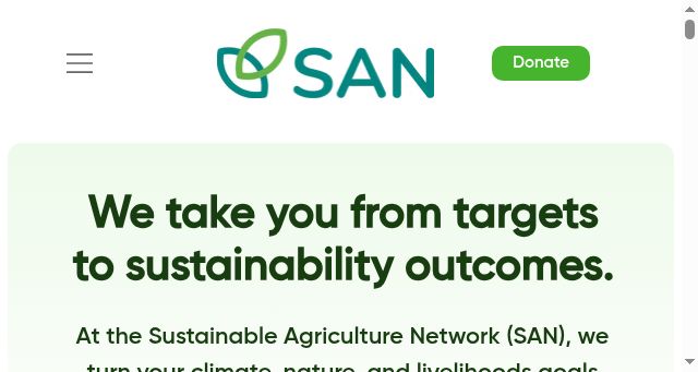 Screenshot of sustainableagriculture.eco