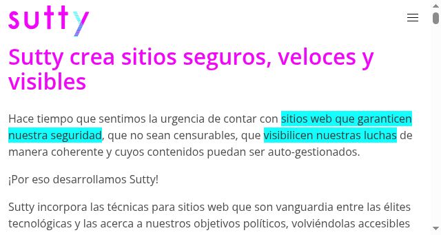 Screenshot of sutty.nl