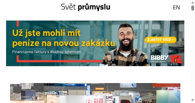 Screenshot of svetprumyslu.cz