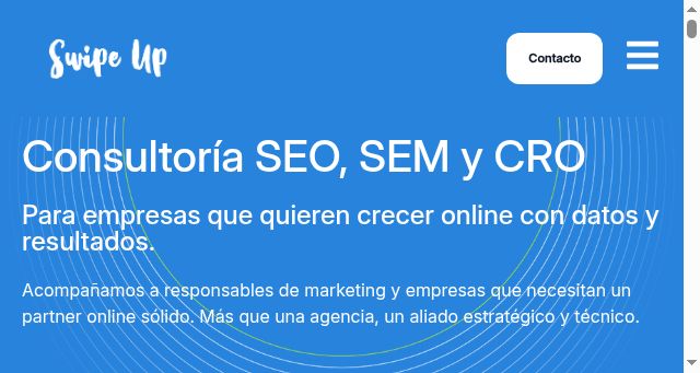 Screenshot of swipeup.biz