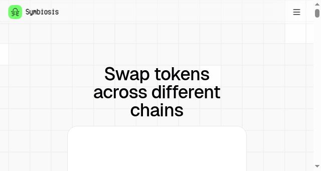 Screenshot of symbiosis.finance