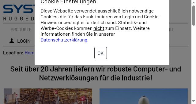 Screenshot of systerra.de