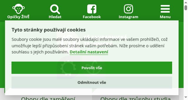 Screenshot of szat.cz