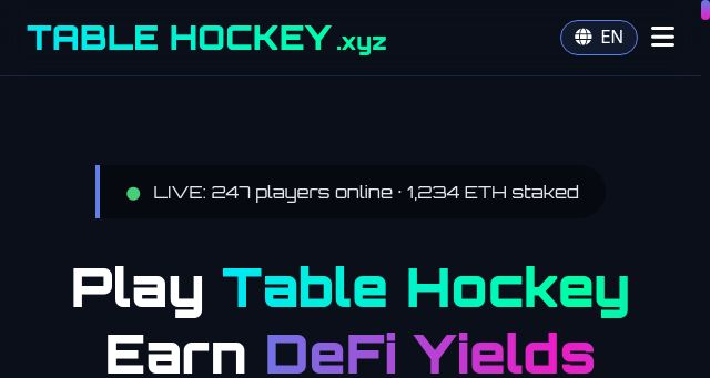 Screenshot of tablehockey.xyz