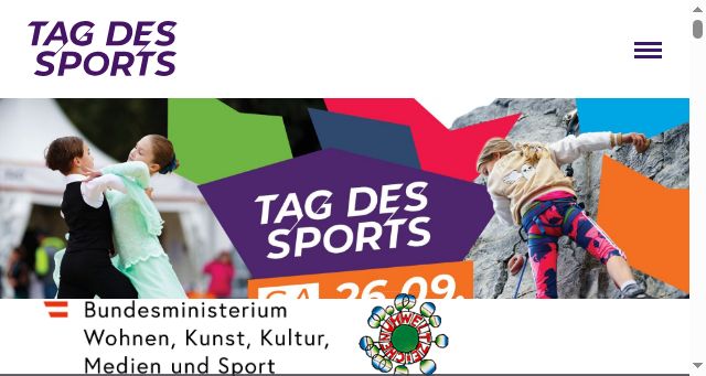Screenshot of tagdessports.at