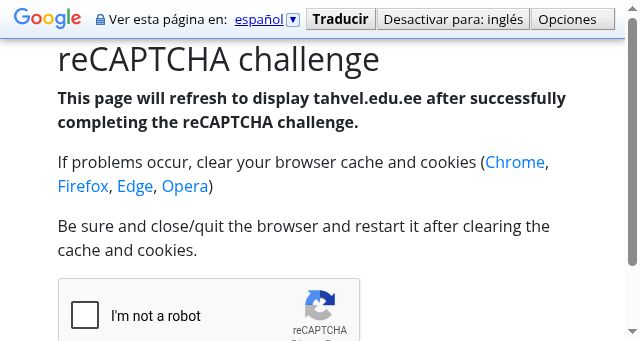 Screenshot of tahvel.edu.ee