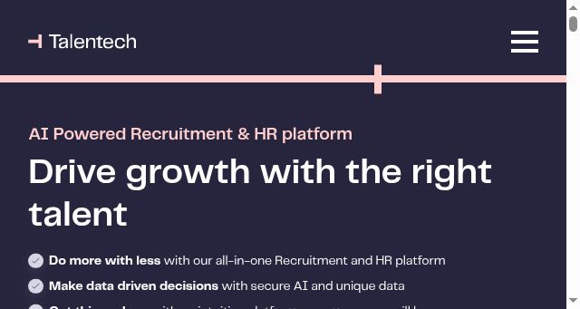 Screenshot of talentech.com