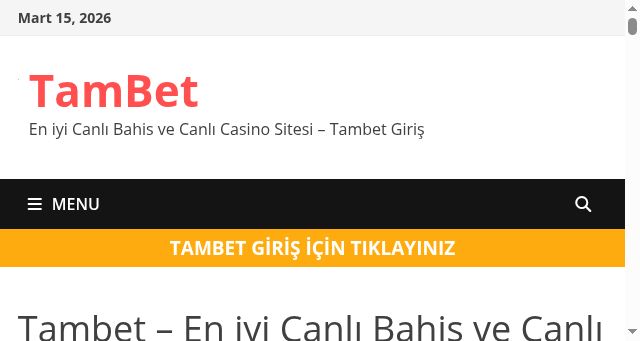 Screenshot of tambet.org