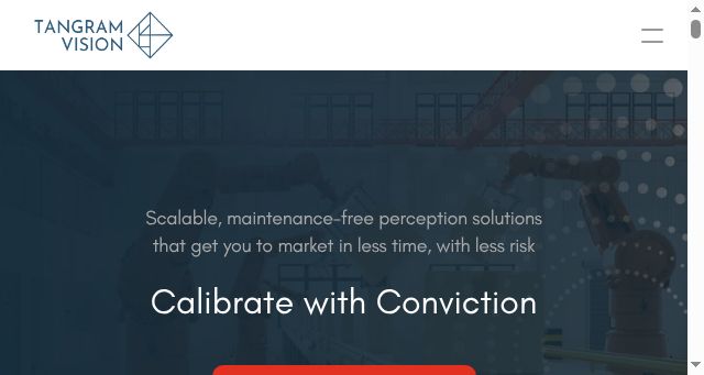 Screenshot of tangramvision.com