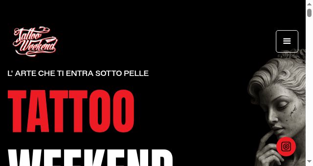 Screenshot of tattooweekend.it