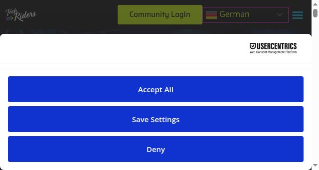 Screenshot of tech-riders.de