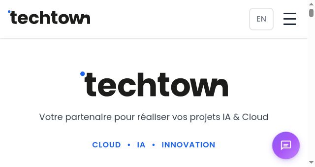 Screenshot of techtown.fr