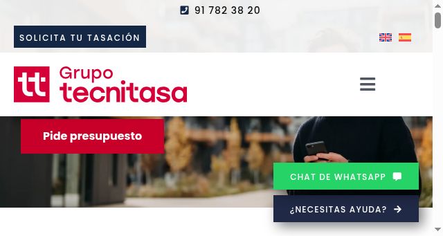 Screenshot of tecnitasa.es