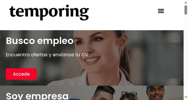 Screenshot of temporing.es