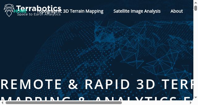 Screenshot of terrabotics.co.uk