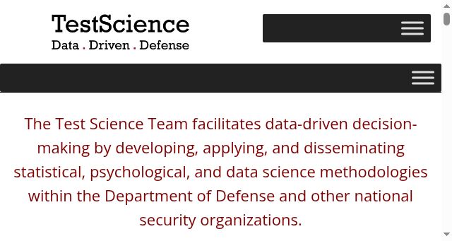 Screenshot of testscience.org