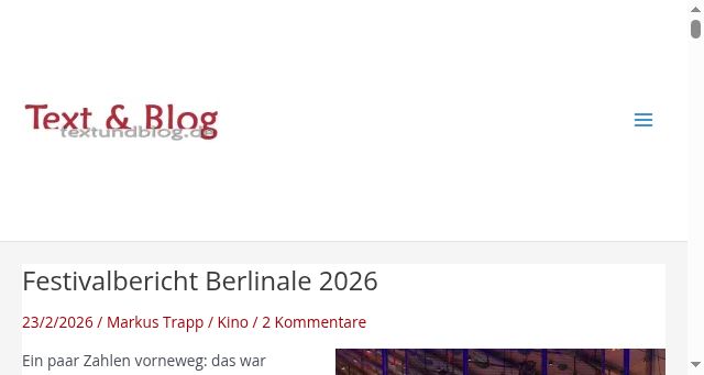 Screenshot of textundblog.de