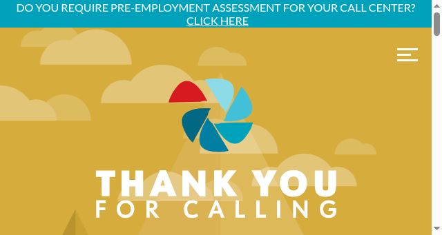 Screenshot of thankyouforcalling.com