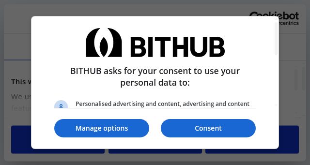 Screenshot of the-bithub.com